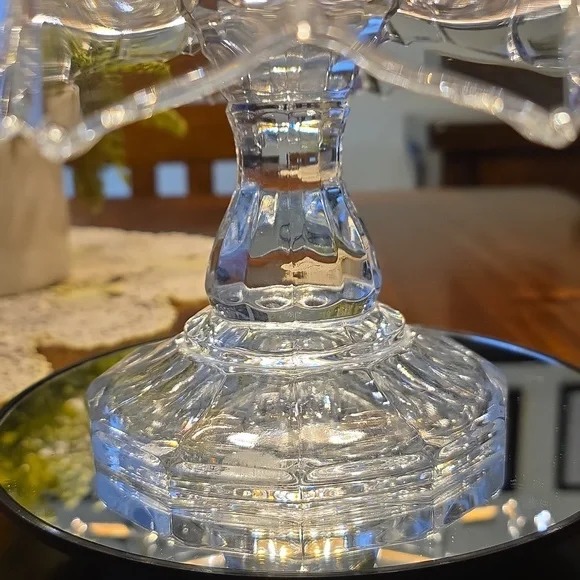 Vintage Godinger Crystal Cake Stand - Picture 6 of 6